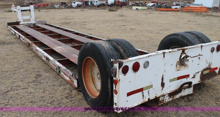 image for item BJ9365 1978 shop built equipment trailer