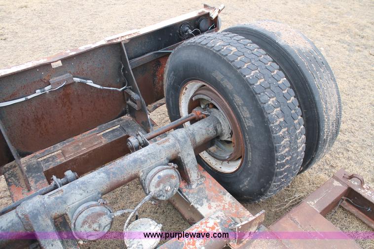 image for item BJ9365 1978 shop built equipment trailer