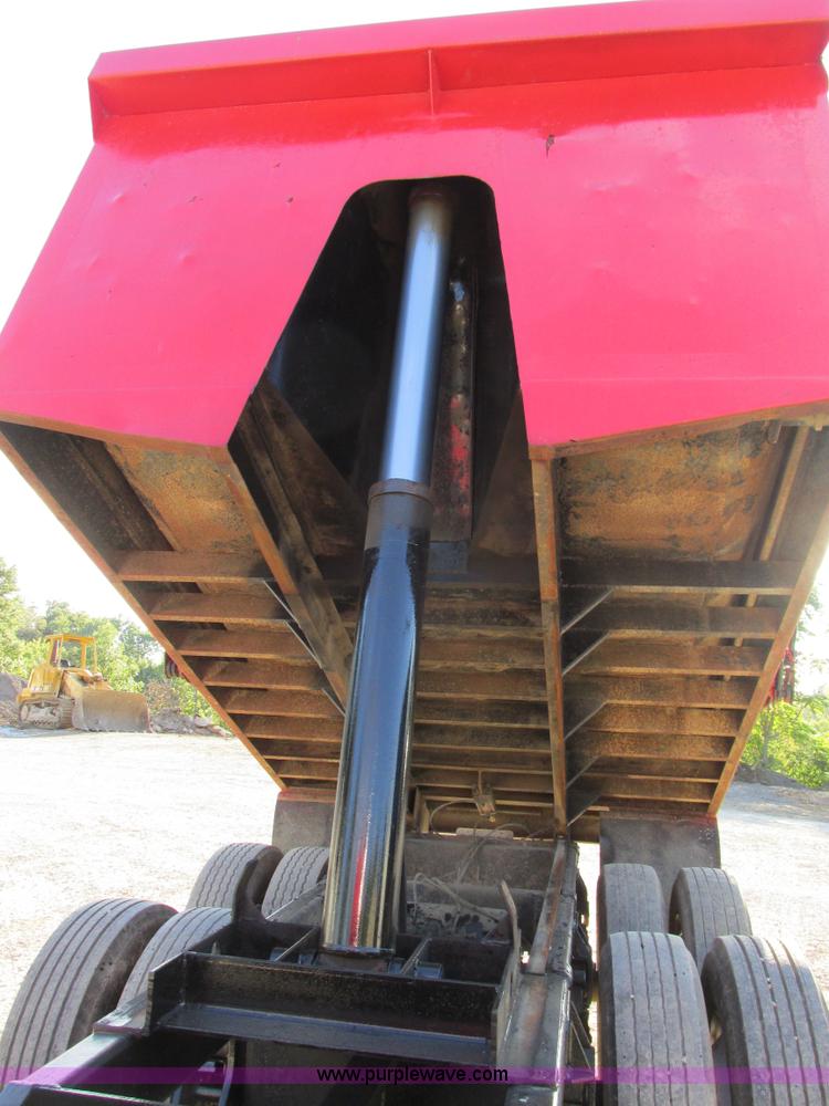 image for item BS9978 1980 shop built pup dump trailer