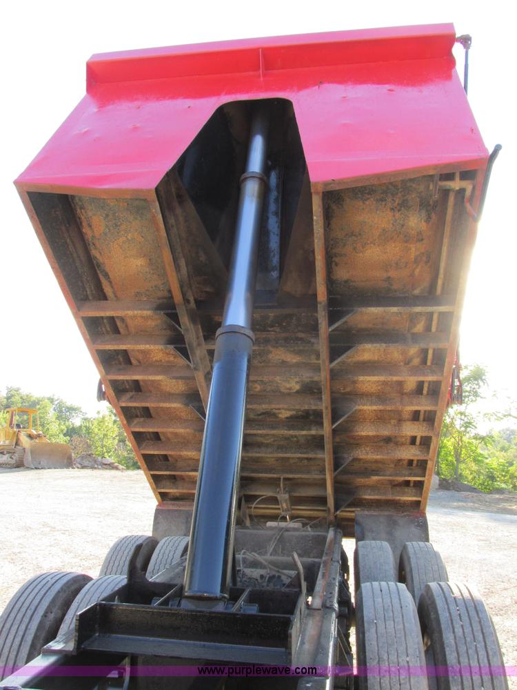 image for item BS9978 1980 shop built pup dump trailer