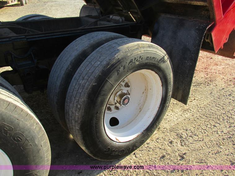 image for item BS9978 1980 shop built pup dump trailer