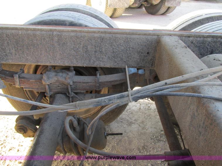 image for item BS9978 1980 shop built pup dump trailer