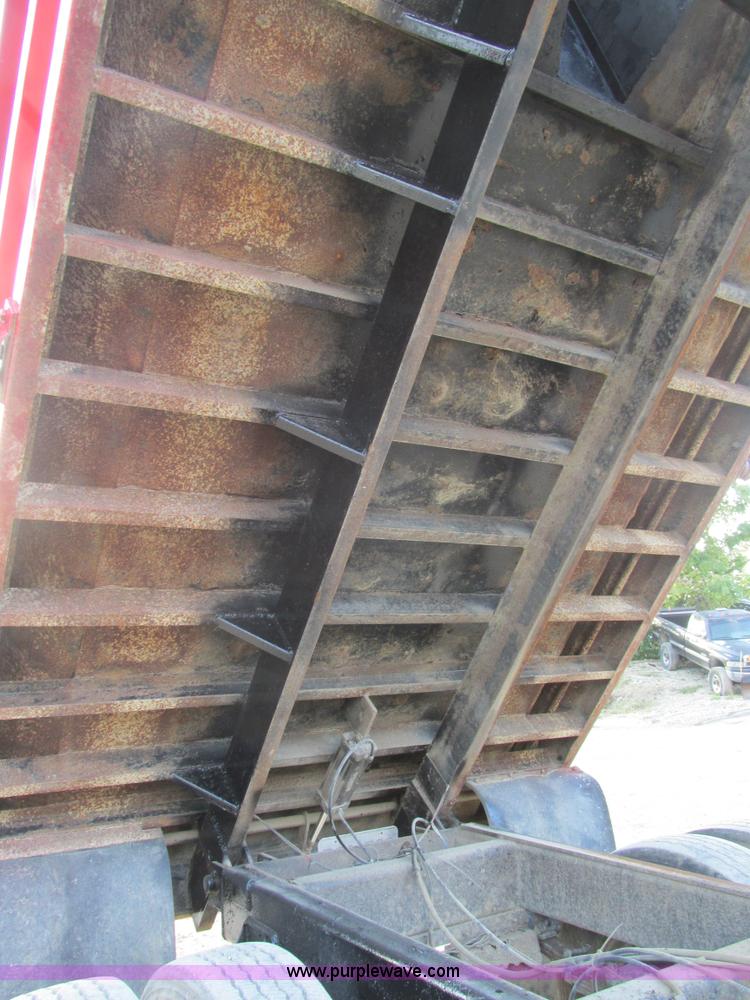 image for item BS9978 1980 shop built pup dump trailer