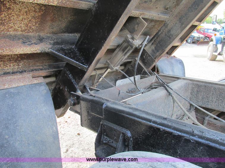 image for item BS9978 1980 shop built pup dump trailer