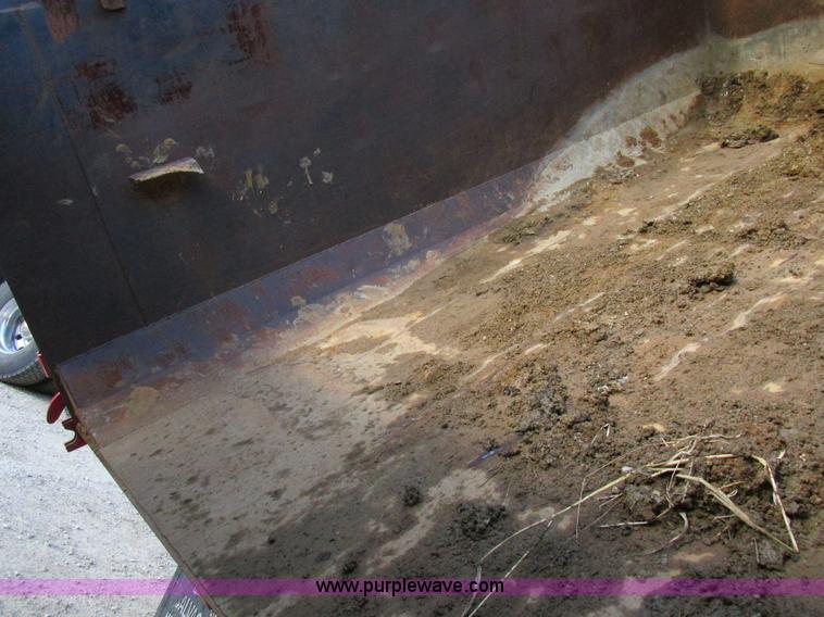 image for item BS9978 1980 shop built pup dump trailer