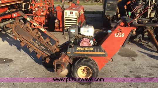 image for item E1022 Ditch Witch 1230H walk-behind trencher