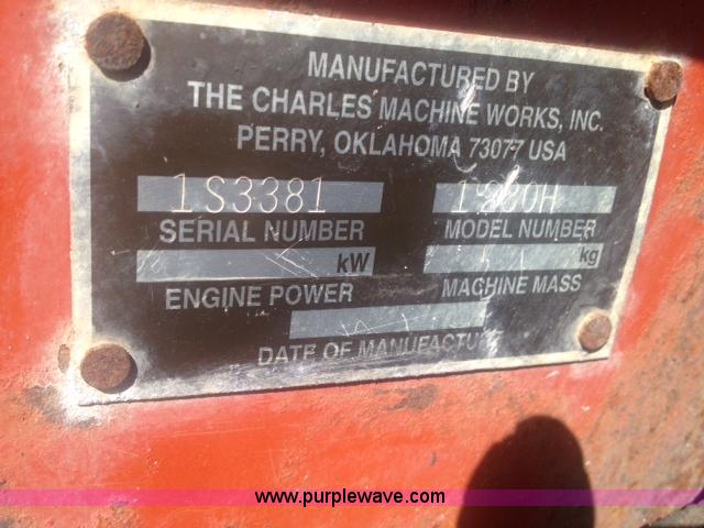 image for item E1022 Ditch Witch 1230H walk-behind trencher