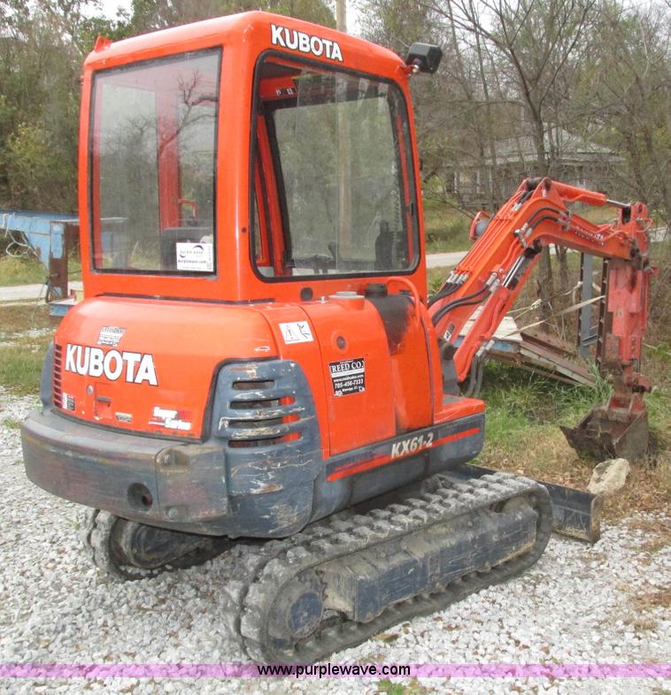 image for item H1070 2000 Kubota KX61-2 mini excavator