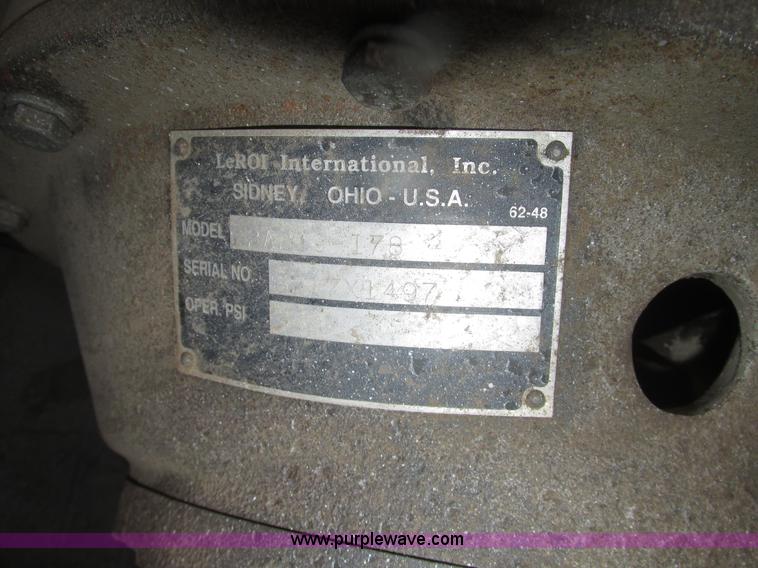 image for item H1105 1993 Leroi 2A219-178 air compressor