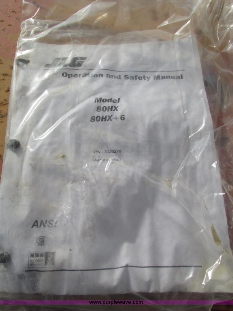 image for item H1109 JLG 80HX boom lift