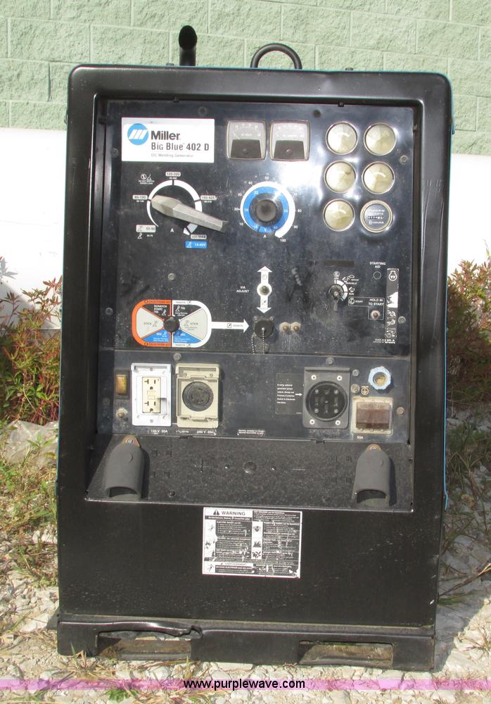 image for item H1113 Miller Big Blue 402D welder/generator