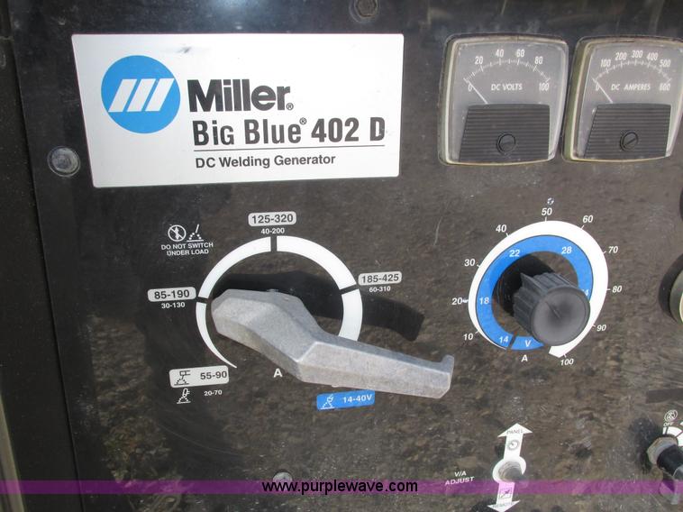 image for item H1113 Miller Big Blue 402D welder/generator