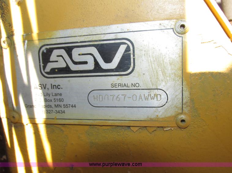 image for item H1118 1999 ASV HD4500 Posi-Track skid steer