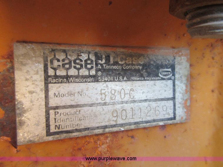 image for item I1907 1980 Case 580C backhoe