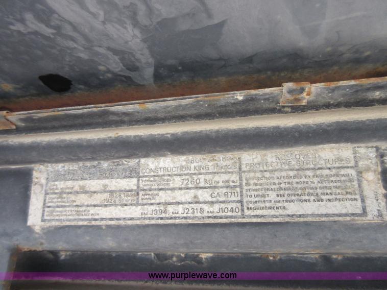 image for item I1907 1980 Case 580C backhoe