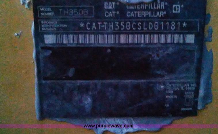 image for item I6320 2005 Caterpillar TH350B telehandler