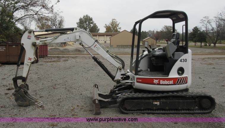 image for item I6324 2008 Bobcat 430G ZHS compact excavator