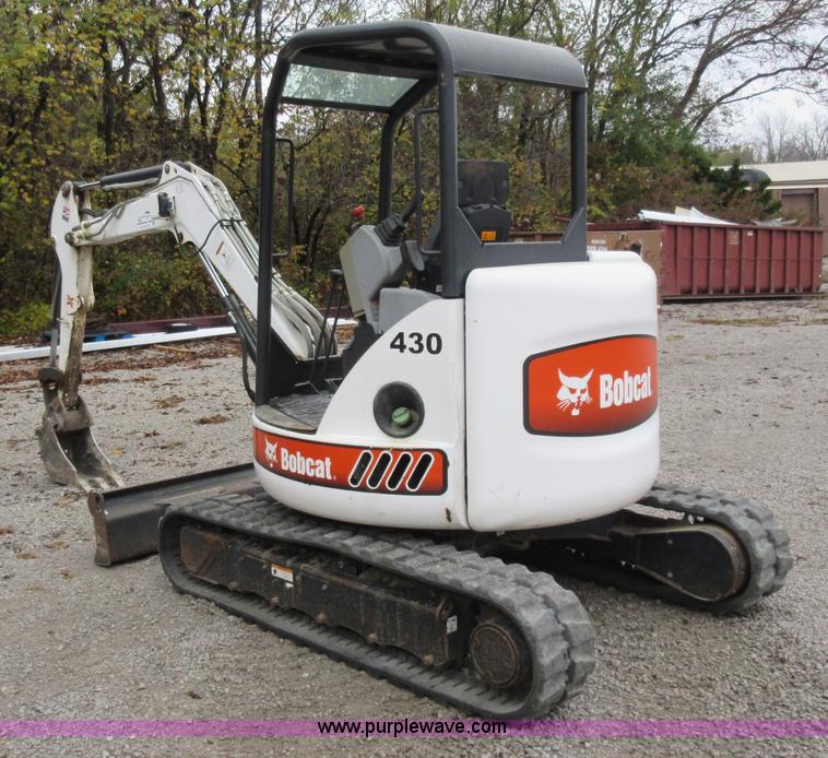 image for item I6324 2008 Bobcat 430G ZHS compact excavator