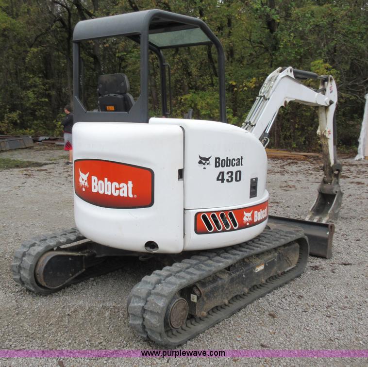 image for item I6324 2008 Bobcat 430G ZHS compact excavator