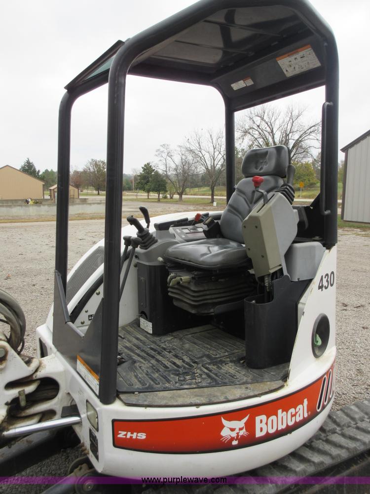 image for item I6324 2008 Bobcat 430G ZHS compact excavator