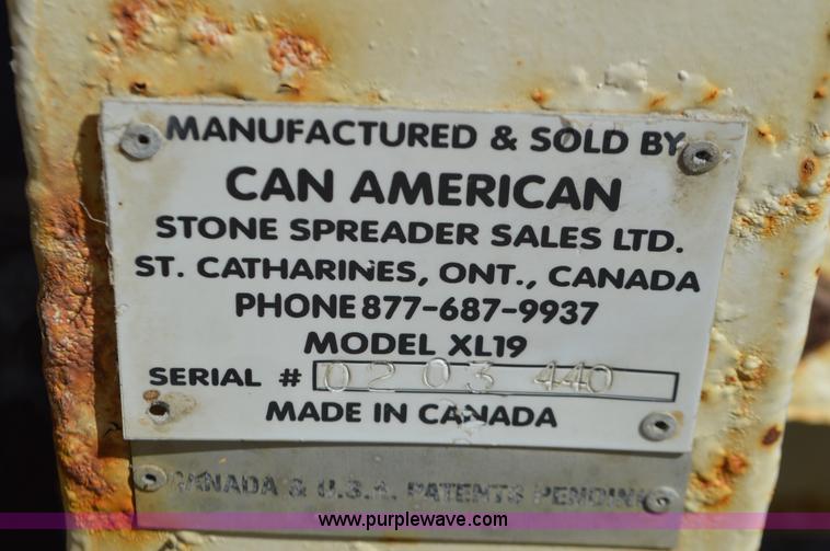 image for item I6375 Soil King Plus XL19 stone spreader