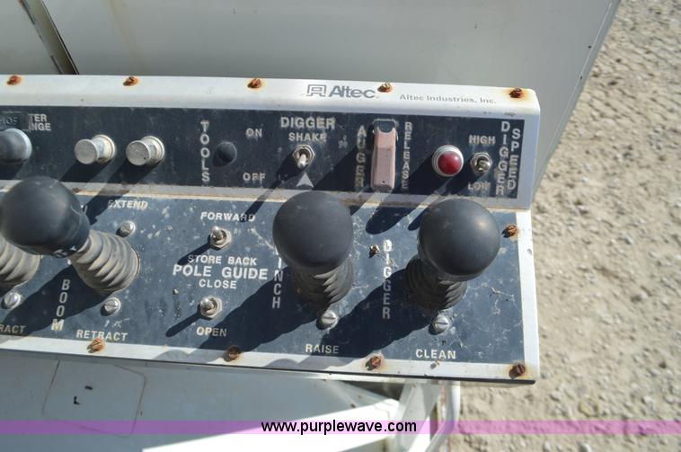 image for item I6377 Altec D845A digger derrick utility bed