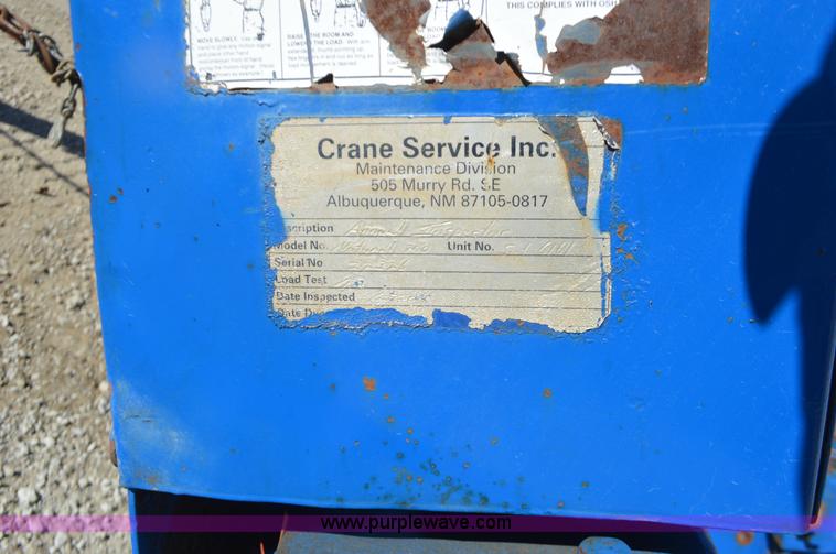 image for item I6380 National 200 truck mounted crane