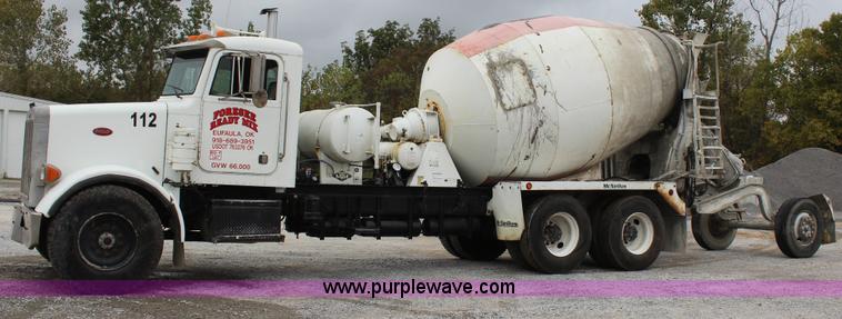 image for item J4296 1990 Peterbilt 357 mixer truck