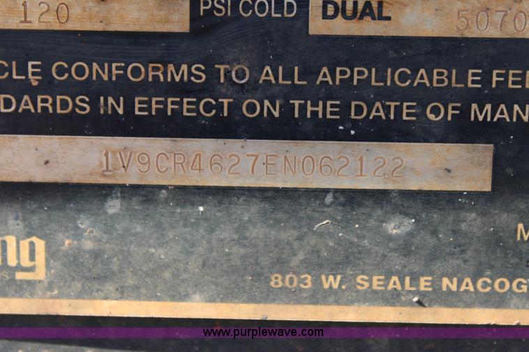 image for item J4330 2014 Viking VFDD46R18F35T equipment trailer