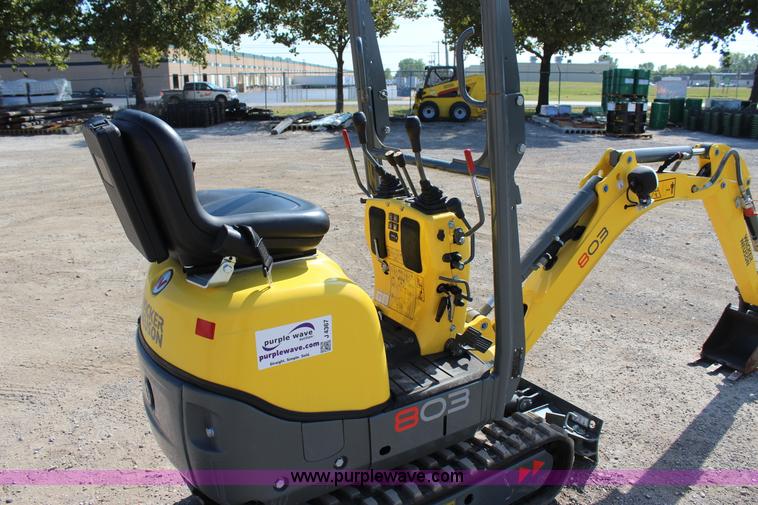 image for item J4367 2013 Wacker Neuson 803 mini excavator