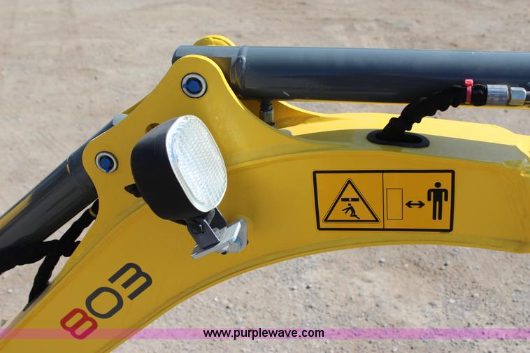 image for item J4367 2013 Wacker Neuson 803 mini excavator