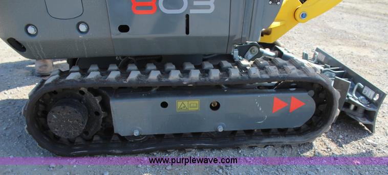 image for item J4367 2013 Wacker Neuson 803 mini excavator