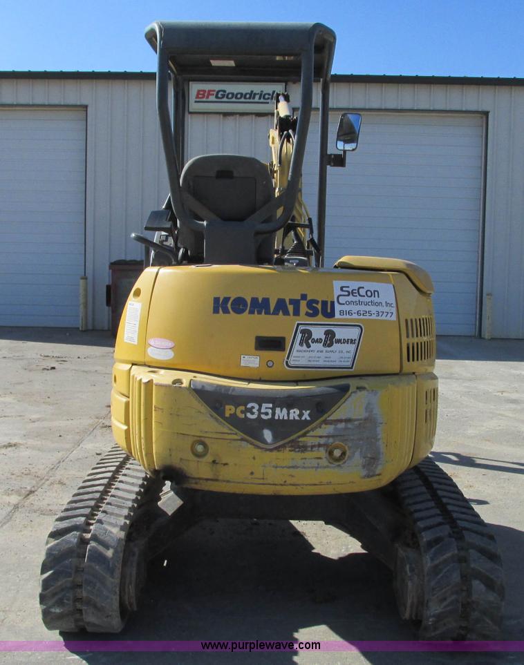 image for item J8736 2003 Komatsu PC35MR mini excavator
