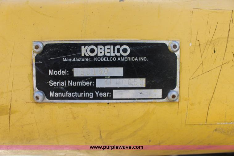 image for item K1199 2000 Kobelco ED180 Blade Runner excavator