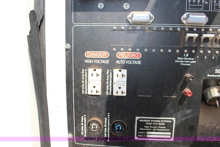 image for item K1210 2012 Neram Power Systems NPS-P-150 generator