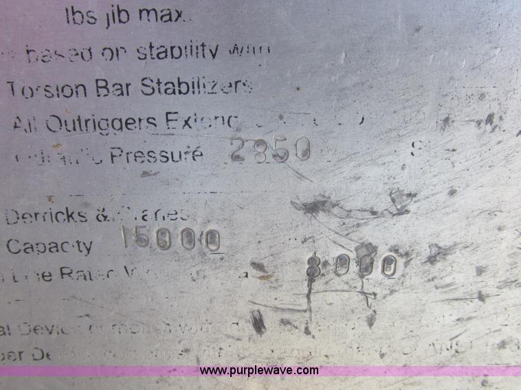 image for item K2212 2005 GMC C8500 digger derrick truck