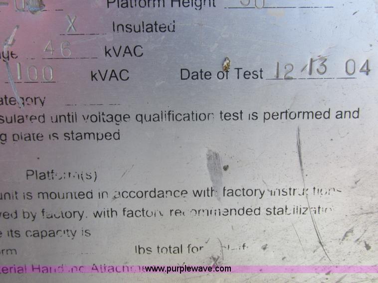 image for item K2212 2005 GMC C8500 digger derrick truck