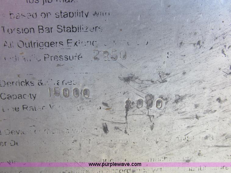 image for item K2212 2005 GMC C8500 digger derrick truck