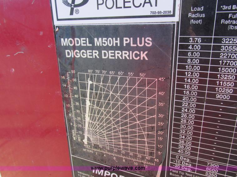 image for item K2213 2005 GMC C8500 digger derrick truck