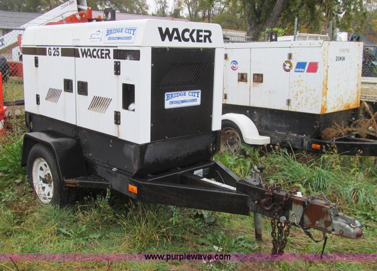 image for item K6396 Wacker MGT1S G25 generator