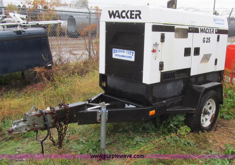 image for item K6396 Wacker MGT1S G25 generator