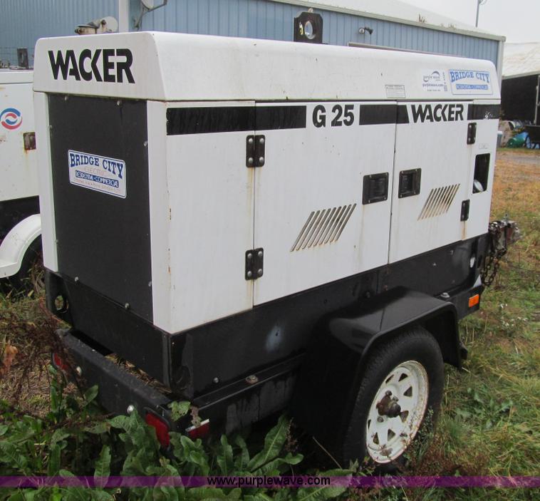 image for item K6396 Wacker MGT1S G25 generator
