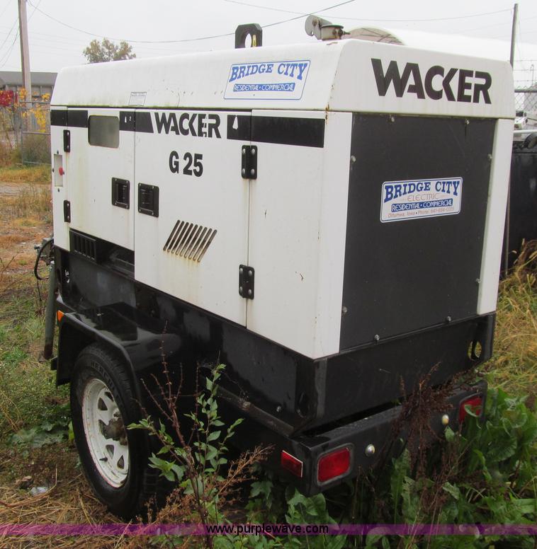 image for item K6396 Wacker MGT1S G25 generator