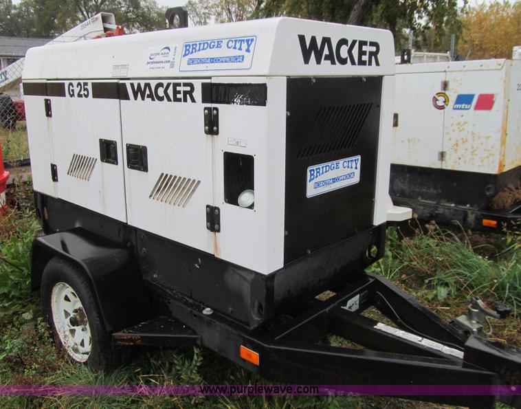 image for item K6396 Wacker MGT1S G25 generator