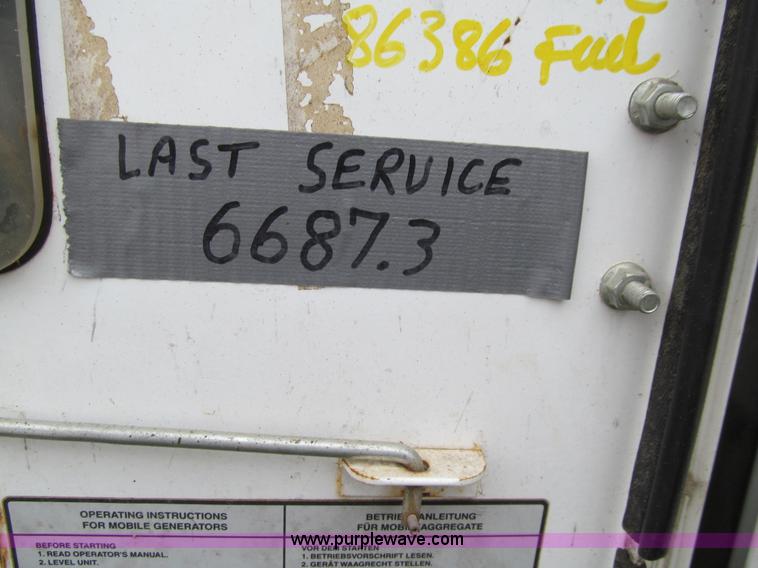 image for item K6396 Wacker MGT1S G25 generator