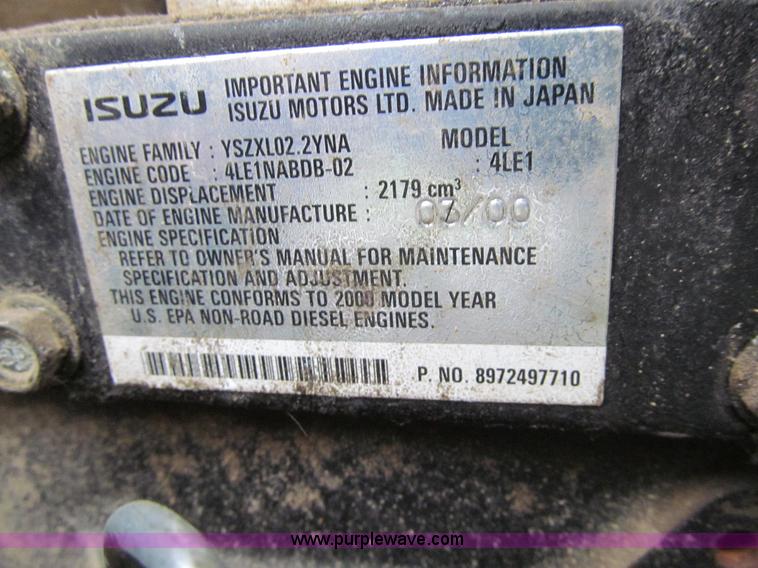 image for item K6396 Wacker MGT1S G25 generator