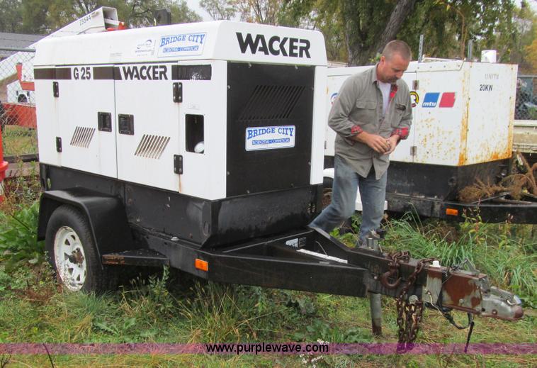 image for item K6396 Wacker MGT1S G25 generator