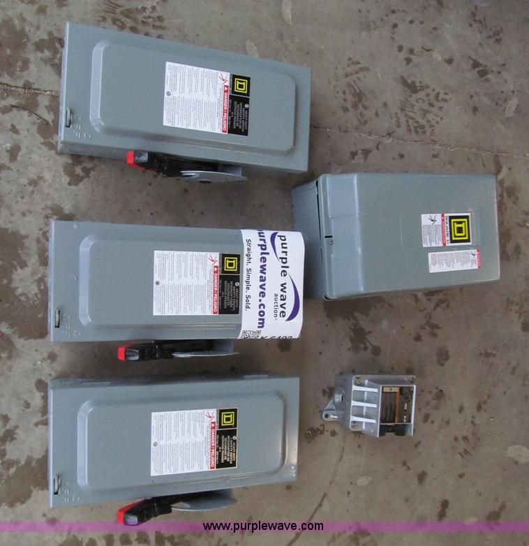 image for item K6402 (3) circuit disconnect boxes