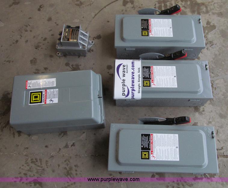 image for item K6402 (3) circuit disconnect boxes