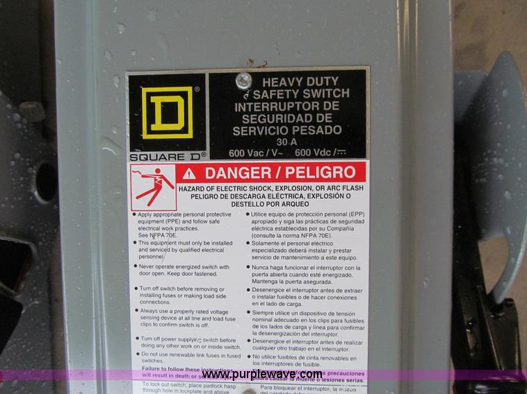 image for item K6402 (3) circuit disconnect boxes